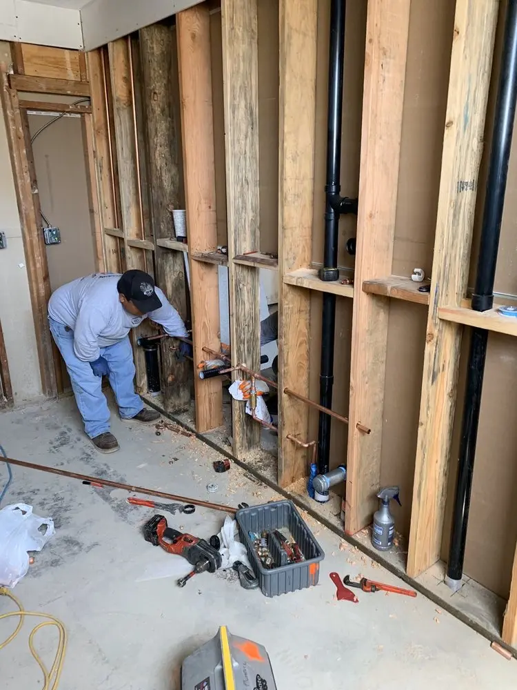 Commercial rough-in plumbing for Water Heater Replacement in Amissville